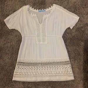 Solitaire Swim White Coverup ☀️